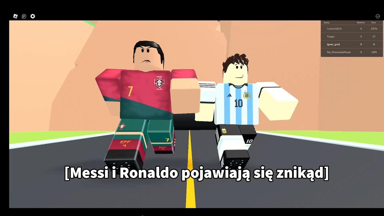 roblox - udowodnij ze messi i ronaldo się mylili 🤔🤔🤔🤔🤔🤾‍♂️⛹️⛹️ - YouTube