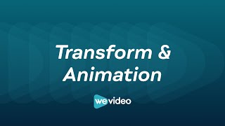 Transform & Animation Tool