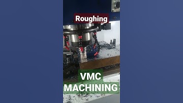 VMC | VMC Machine | VMC PROGRAMMING ROUGHING OPERATION #VMC #shorts