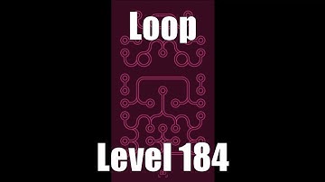 Loop Level Stage Niveau Nivel Yровень 184. Solution