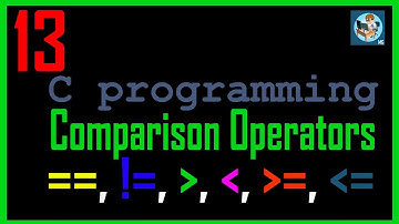 C Programming Bangla Tutorial - 13: Comparison or Relational Operators #comparisonoperators