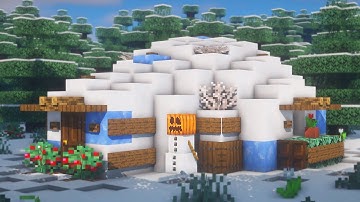 Minecraft: How to Build an Igloo | Simple Survival Tutorial