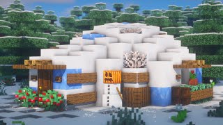 Minecraft: How to Build an Igloo | Simple Survival Tutorial