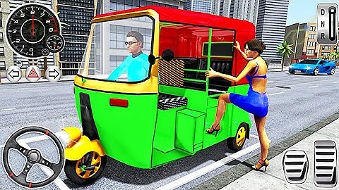 TukTuk Rickshaw Impossible Tracks 3D- Stunt Master Transportation of passengers Gameplay