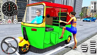 TukTuk Rickshaw Impossible Tracks 3D- Stunt Master Transportation of passengers Gameplay screenshot 5