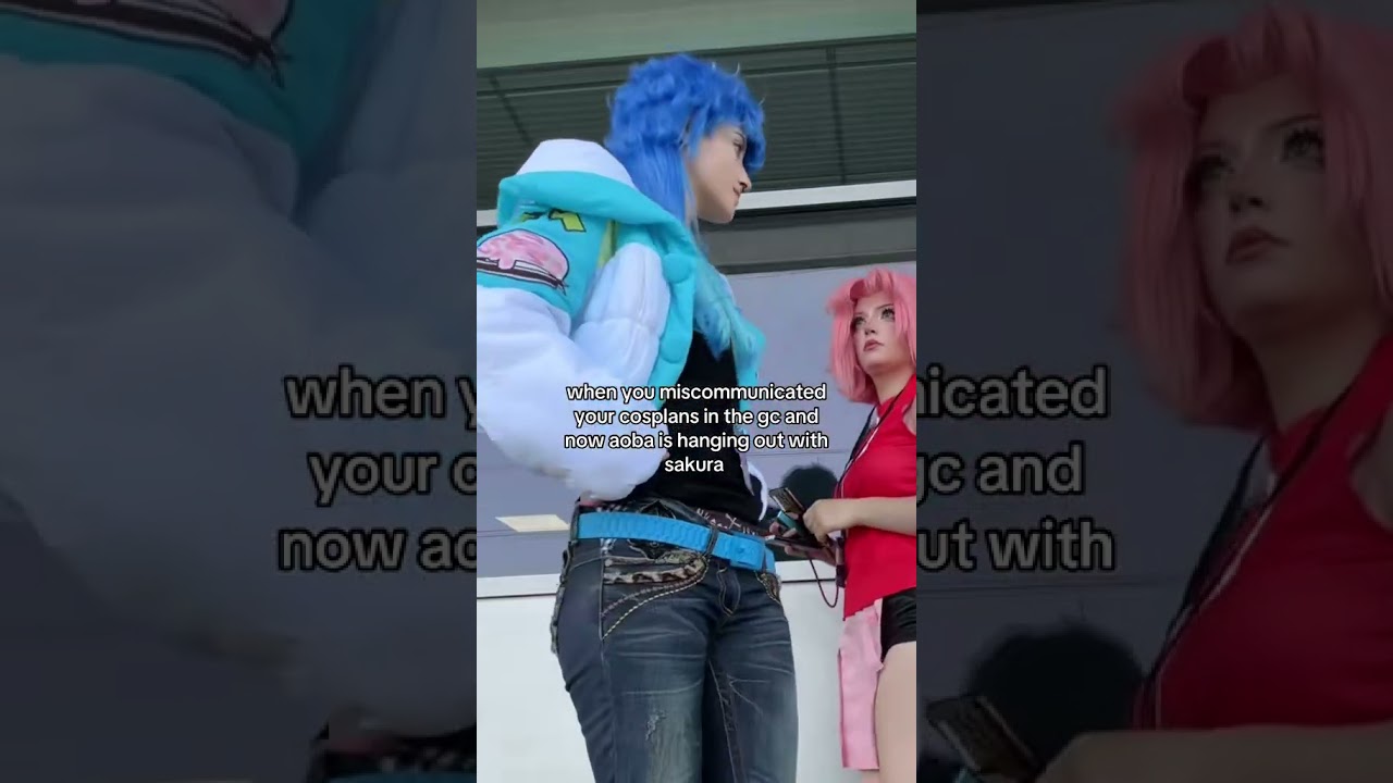 what a crossover ... #dmmd #dramaticalmurder #naruto #sakuracosplay #aobacosplay