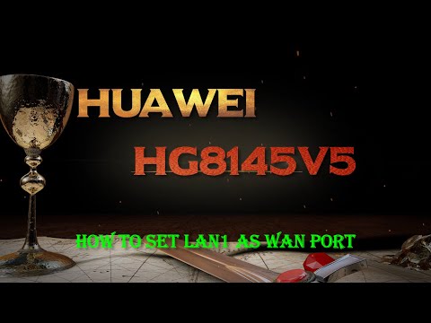 HOW TO CAHNGE LAN PORT TO WAN PORT IN HUAWEI HG8145V5 | SAFARICOM HOME FIBRE ROUTER |101% WORKING