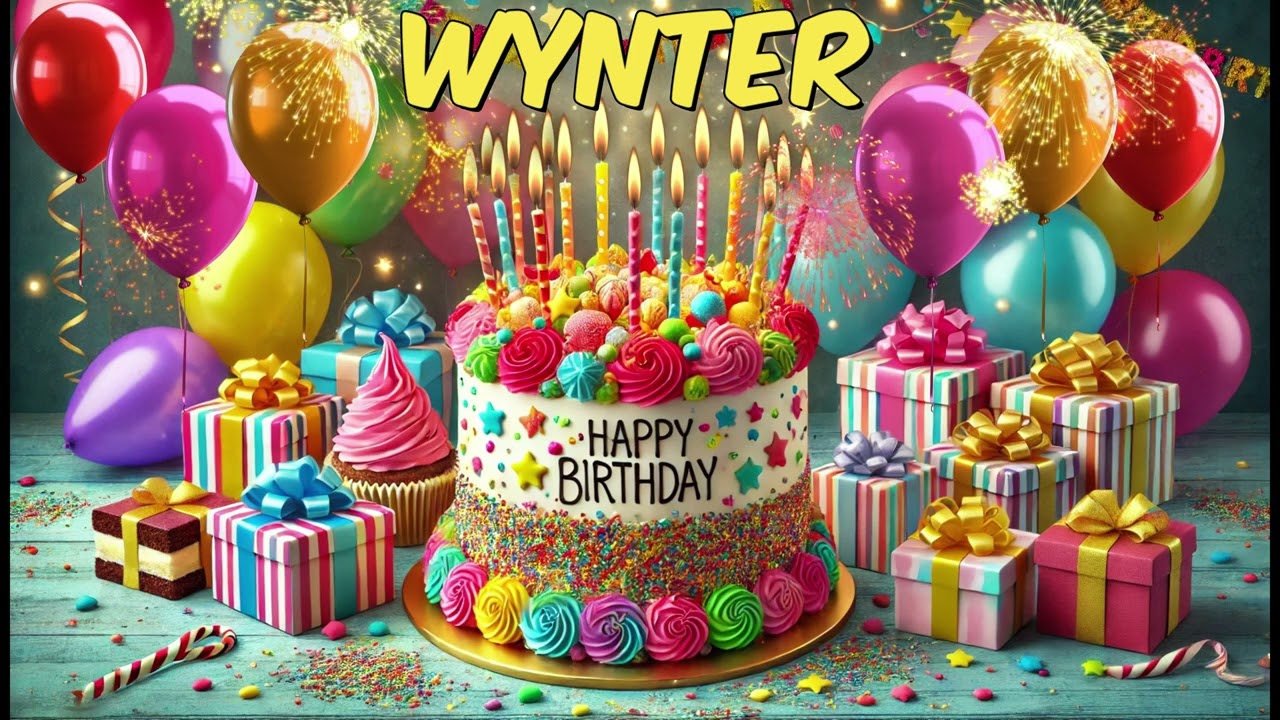 WYNTER Happy Birthday Song - Happy Birthday to You