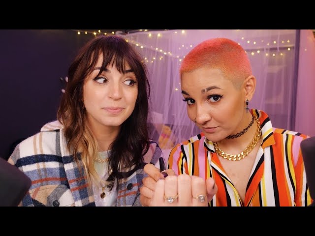 ASMR | Professional Artist Draws On Me!! | ft. ArtbyNips 🖤