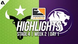 Houston Outlaws vs Los Angeles Gladiators | Overwatch League Highlights OWL Stage 4 Week 2 Day 1