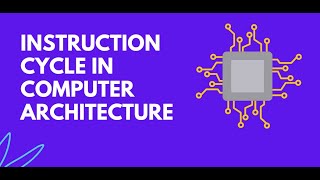 Instruction Execution Cycle | Computer Organization and Architecture| FY - M 11| VIT PUNE