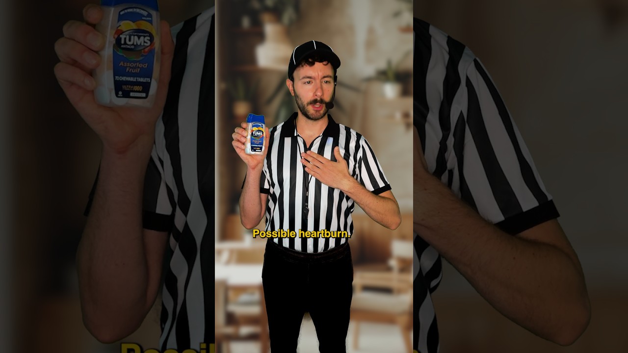 when TUMS referees your dinner