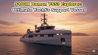 $100M Damen YS53: Meet the Ultimate Yacht's Support Vessel