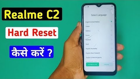 How To Hard Reset Realme C2 RMX1941 Bypass Screen Lock | Pattern | Pin | Password