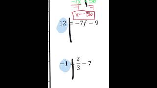Unit 3 Notes 1  2 step equations