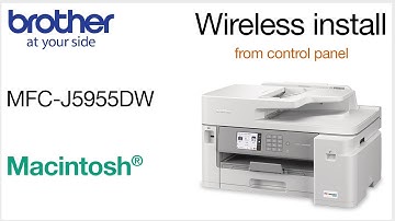 MFCJ5955DW set up wireless with WPS - Macintosh