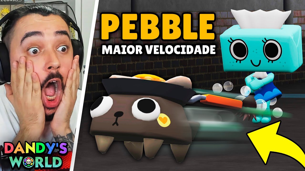 ATINGI A MAIOR VELOCIDADE POSSIVEL DO PEBBLE!! | DANDY'S WORLD - ROBLOX