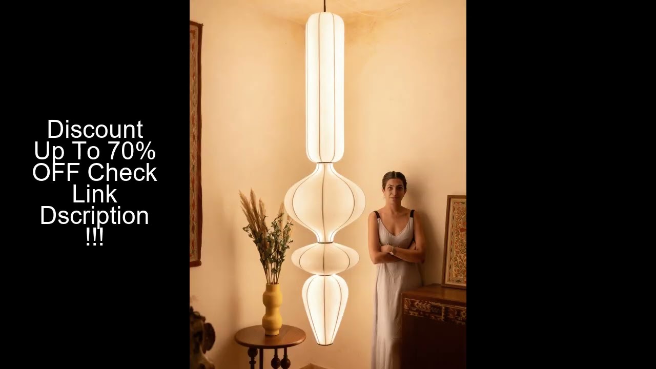 Nordic Silk Pendant Lamp For Staircase Living Room Loft Italian Designer White Silk Pendant Lights L