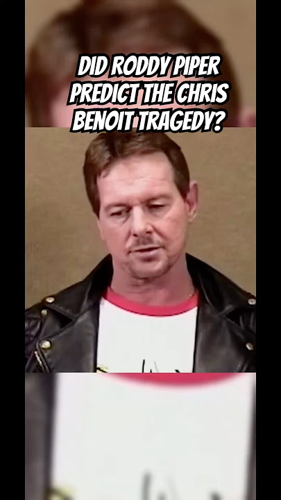 Roddy Piper noticed the warning signs about WWE Star Chris Benoit years prior? #wweraw  #wrestling
