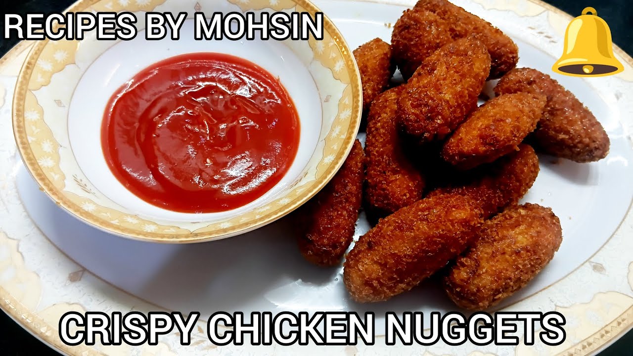 CRISPY CHICKEN NUGGETS🤤😋👌🏻EASY AND TASTY RECIPE👍🏻😍RECIPES BY MOHSIN 