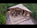 19Day Building A-Vision Bamboo Villa Use Ancient Tools