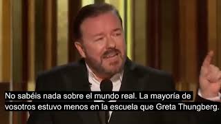 Ricky Gervais Globos de Oro 2020 Subtitulado en Español