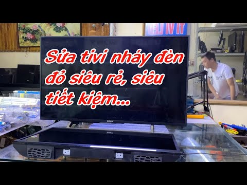 Video Sửa tivi sony 32W610E, 43W660, 50W660 Nháy đỏ 2 nhịp. - youtube