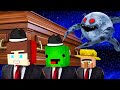 JJ and Mikey vs MOON WAKES UP in Maizen Minecraft | Coffin Dance Song (COVER)