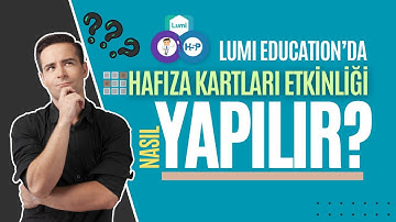 H5P Lumi İle Hafıza Kartları Oluşturma Ve Dışa Aktarma