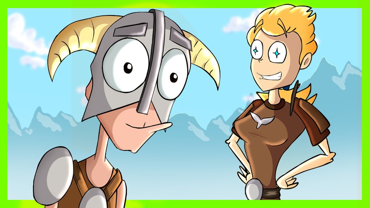 Dragonborn Meets Delphine! - (Skyrim Parody) - @Crunchlins