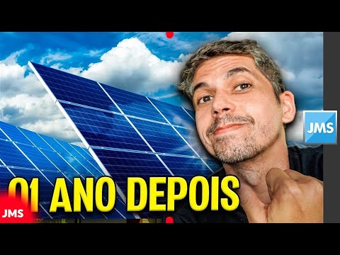 ENERGIA SOLAR 1 ANO DEPOIS: QUANTO CUSTA? VALE A PENA? FALEI TUDO!