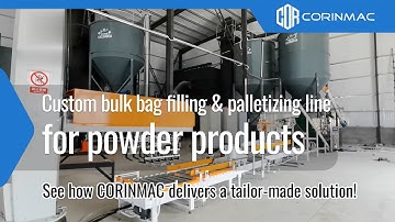 Custom Bulk Bag Filling & Palletizing Line for Powder Products!