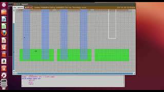 Layout of A 2:1 multiplexer in magic