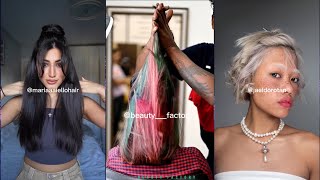 TOP HAIR TRENDS TIKTOK 2022 / Hair Transformations / HACKS & TIPS TikTok and Instagram Compilation