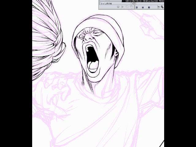 Clip Studio Paint 漫画ペン入れ 殺し屋ハローワーク Youtube