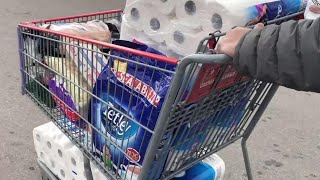 COVID-19 fears prompt many to stock up on supplies