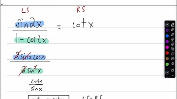 Trigonometry Thinking Identity Test Questions (Part 2)  - Grade 12 Advanced Functions