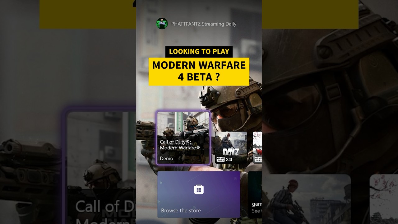 HOW TO PLAY COD MW4 BETA #cod #mw4 #mw4beta #callofduty