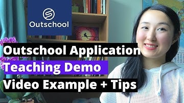 Outschool Application Teaching Demo Video Example + Tips