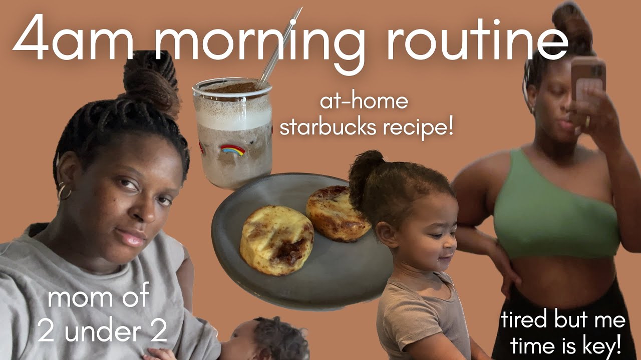 in-depth SAHM morning routine | waking up at 4am for a better me - YouTube