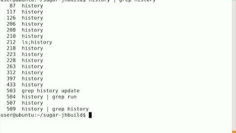 grepping history in Linux another cool feature on the command line