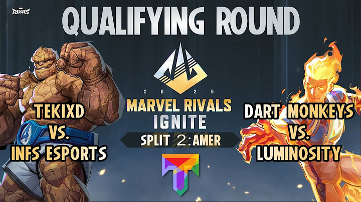 tekixd vs. INFs / Dart Monkeys vs. Luminosity - Marvel Rivals Ignite: AMER Open Qualifier #2