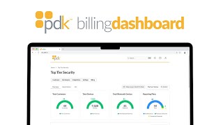 PDKio Billing Dashboard Overview