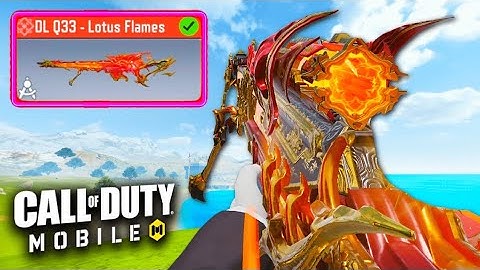 *NEW* MYTHIC DLQ33 - LOTUS FLAMES in COD MOBILE #codm #callofduty #callofdutymobile #mythic