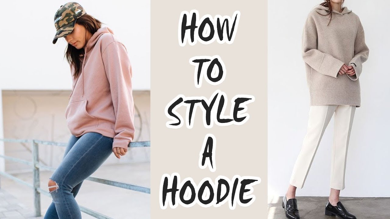 HOODIE outfit ideas for cool girls  Arts of layering a casual hoodie 