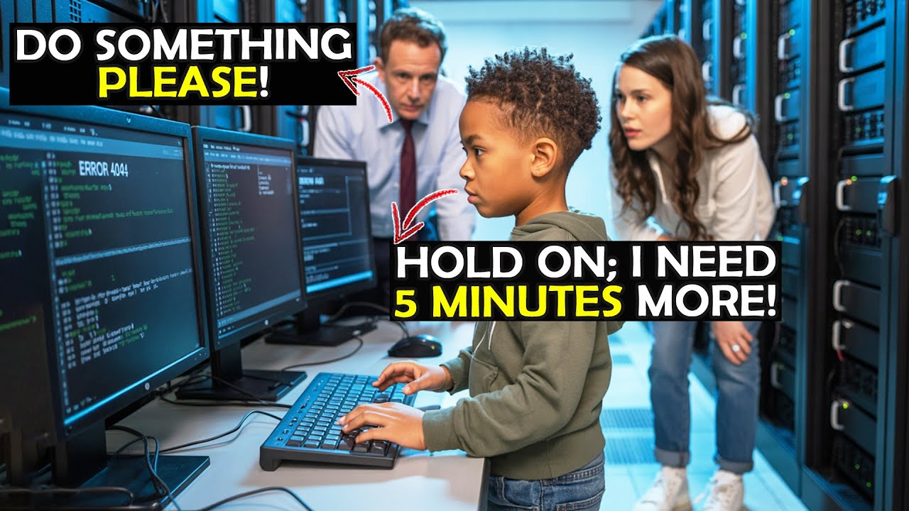 Elite Principal Lost All Hope When the System Crashed — Everyone Shocked When Janitor's Son Fixed It