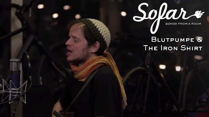 Blutpumpe & The Iron Shirt - Es geht um die Demut | Sofar Nuremberg