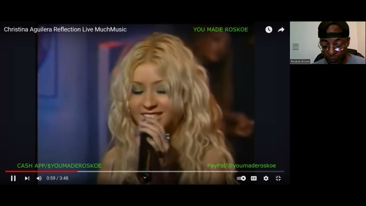 Christina Aguilera - Reflection (Live/Much Music) Reaction # ...