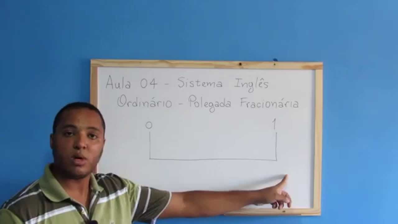 AULA 04 - Sistema inglês - polegada fracionaria - Metrologia - YouTube