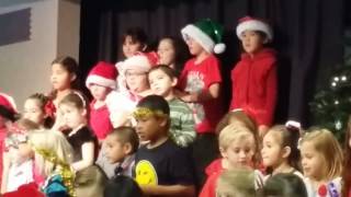 Olivia Jane Twyman first grade Christmas Program 2016 video 3